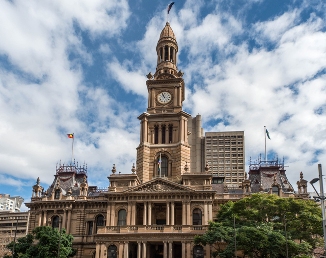 Town Hall in Sydney Australia Town Hall in Sydney Australia