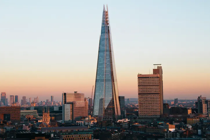 Vistas de Londres desde el mirador The Shard a 250 metros de altura