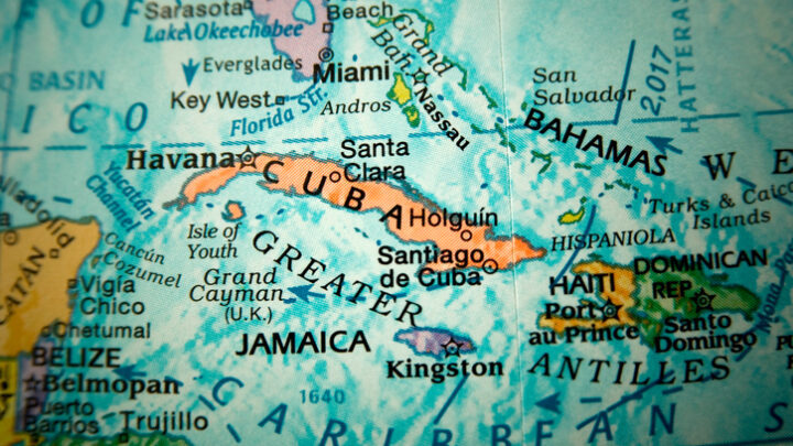 Mapa del Caribe