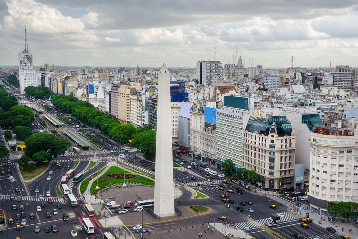 El obelisco de Buenos Aires
